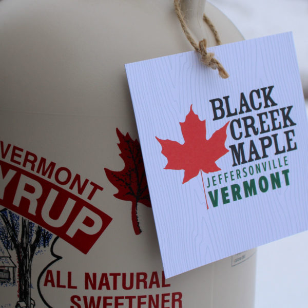 Half-Gallon jug of 100% Vermont Black Creek Maple syrup